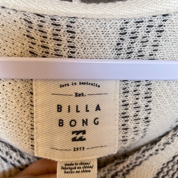 Billabong Size Small Striped Hoodie - Picture 5 of 7